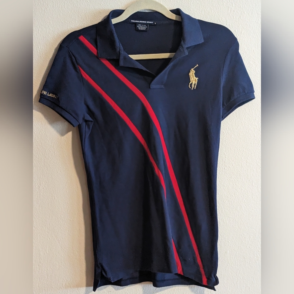 Ralph Lauren Sport Short Sleeve Polo Shirt, Size Medium